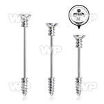 8u13xzy3 surgical steel industrial barbell