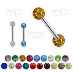 8udas 316l steel industrial barbell 1 6mm double 5mm multi cry 