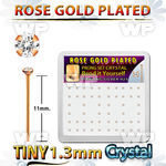 a3nmyf6 box with of silver 925 bend it nose studs 0 6mm rose nose piercing