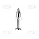 b4w6uz surgical steel labret stud 1 2mm 3mm cone length 8mm 5 lower lip piercing