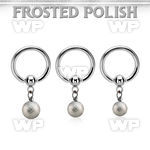 bcrgfo 316l steel bcr 1.6mm w a frosted steel ball