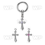 bcrgz379 316l steel bcr 1.6mm w a vintage style cross
