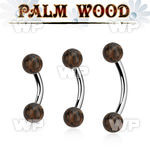 bnpl5 organic belly banana w steel post w 5mm palm wood balls