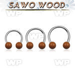 cbsw5 organic circular barbell w 2 5mm sawo wood balls