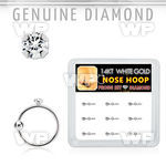 dw14nh6 box w 14kt white gold nose hoop w 1.5mm round diamond