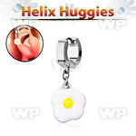 ehh645a helix huggie w a dangling fried egg