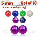 f74hq4s pack 5mm ab coated acrylic ball s1 6mm threading 