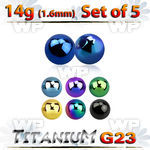 fh4r0i pack 4mm ion plated g23 titanium balls1 6mm threading 