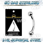 g4u40 eo gas sterilized implant grade steel banana 4mm balls