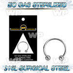 g64w40 eo gas sterilized steel circular barbell