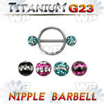 h1dumwy 316l steel round nipple shieldg23 titanium barbell 1 6mm nipple piercing