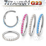 h3i3xep5m titanium hinged segment clicker 16g outward opals