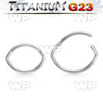 h3i3xz9 titanium hinged segment clicker 16g oval