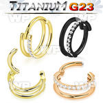 h3i3xzsr pvd finish titanium hinged segment clicker 16g