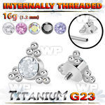 h3xgk8u titanium g23 top part post round cz