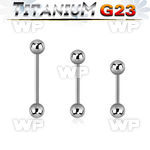 h44kp4z titanium straight bar 18g 3mm balls