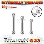 h44w4ks8 titanium internal brow bar balls