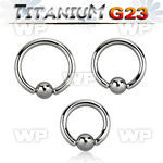 h46aep g23 titanium captive bead ring 2 5mm 6mm ball ear lobe piercing