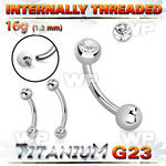 h4u408uc403 titanium bananabell 16g jeweled ball internal