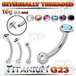 h4u48uee titanium bananabell flat back crystal ball internal