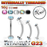 h4u8uee titanium bananabell 16g flat back crystals internal