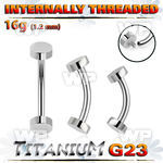 h4u8uk titanium bananabell flat round tops internal