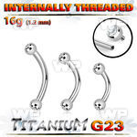 h4uwc4ks titanium bananabell jewel balls bezel set internal