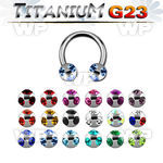 h64c4s g23 titanium cbr horseshoe 1 6mm 5mm multi jewel ball septum piercing