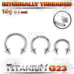 h64w6uz8 titanium internal circular bar 3mm cones