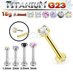 hb4m83mget titanium labret stud 18g threadless press fit top