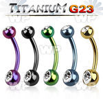 hr4uk63 ion plated g23 titanium belly ring 5mm 6mm press fit belly piercing