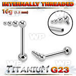 hxw8usk titanium bar descending bead balls ball internal