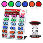 jijmay display with of magnetic fake cheater plugs o ring s in belly piercing