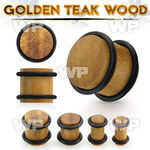 moria golden teak tree wood plug double rubber o rings