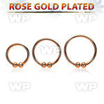 ncrs 925 silver fake nose clip w real 18k rose gold plating