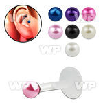 rai3ez bio flex tragus piercing 1 2mm silver 925 top 3mm faux tragus piercing