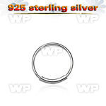 u3pk silver 925 endless nose ring an outer diameter of 10mm nose piercing