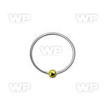 u3pli4 silver 925 nose ring gold plated ball an outer diamet nose piercing