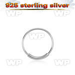 u3pz silver 925 endless nose ring an outer diameter of 12mm nose piercing