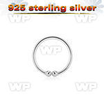 u6ep silver 925 non piercing nose clip 0 8mm an outer diamete belly piercing