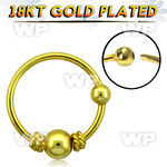 uaelai 18k gold plated silver 925 nose ring balinese wire desi nose piercing