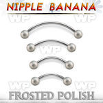 um4ud5s surgical steel nipple banana 5mm