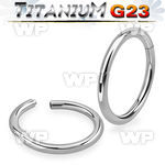 usegh16 titanium hinged segment ring 16g